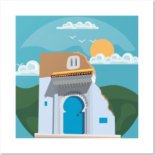 Moroccan Cities illustration, best gift for morocco lovers Posters and Art